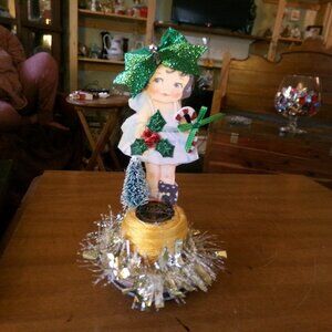 Christmas scrape decoration.